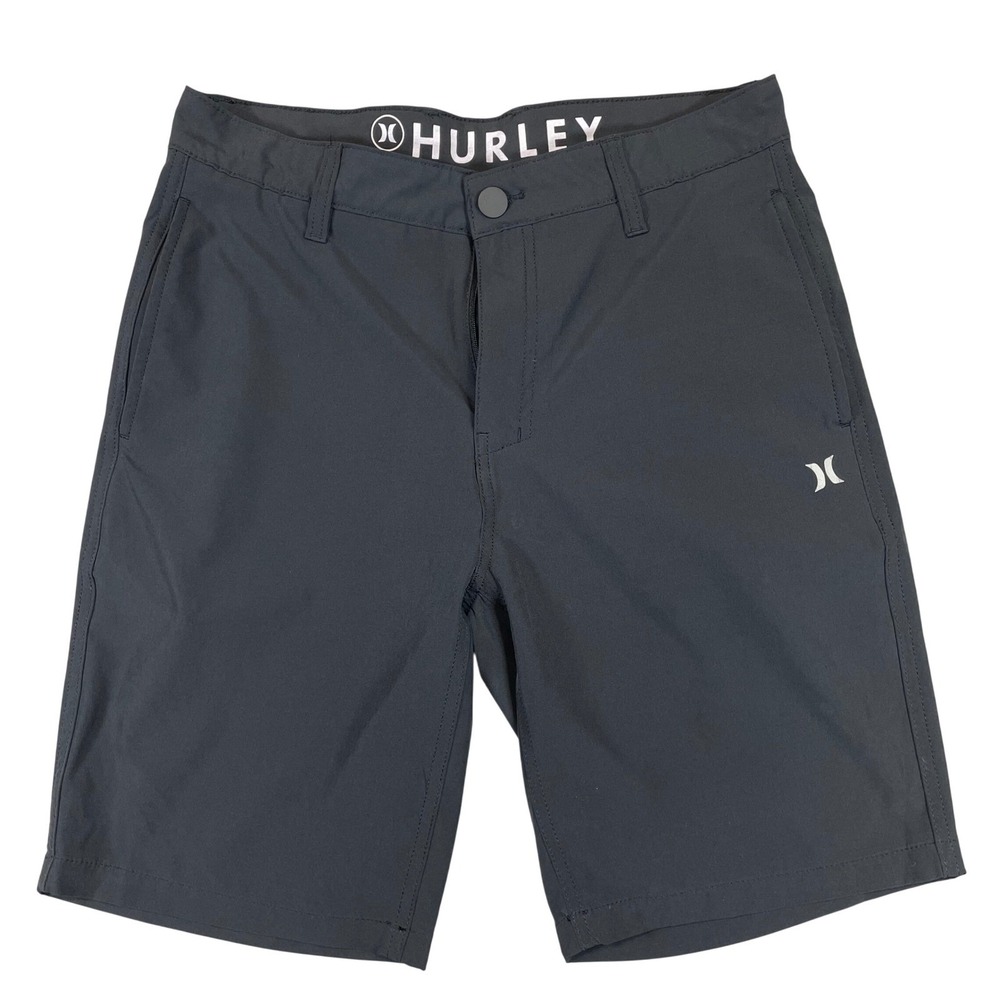 Hurley Mens Hybrid Walk Shorts Size 30 Dark Grey Stretch Board Shorts Casual